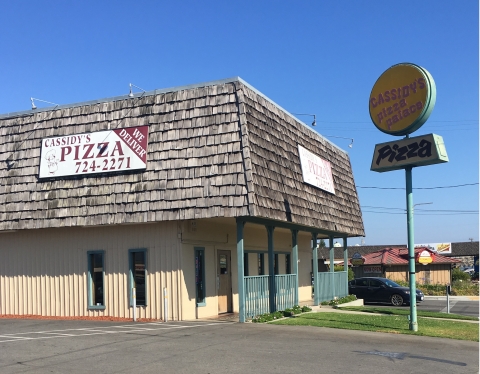 Cassidy's Pizza restaurant exterior