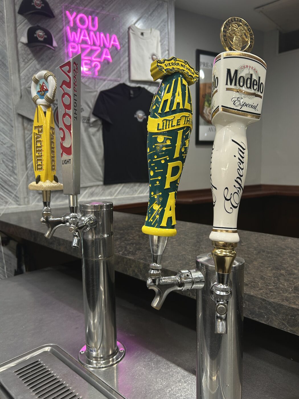 Premium Beer Taps at Cassidy's Pizza